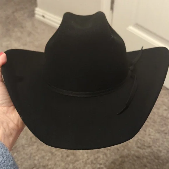 Black Stetson rodeo Jr. youth size - Picture 4 of 6